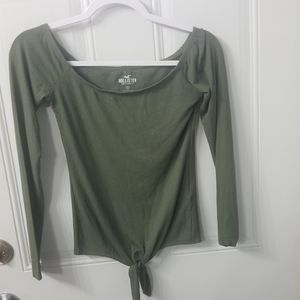 Olive green size medium Hollister top